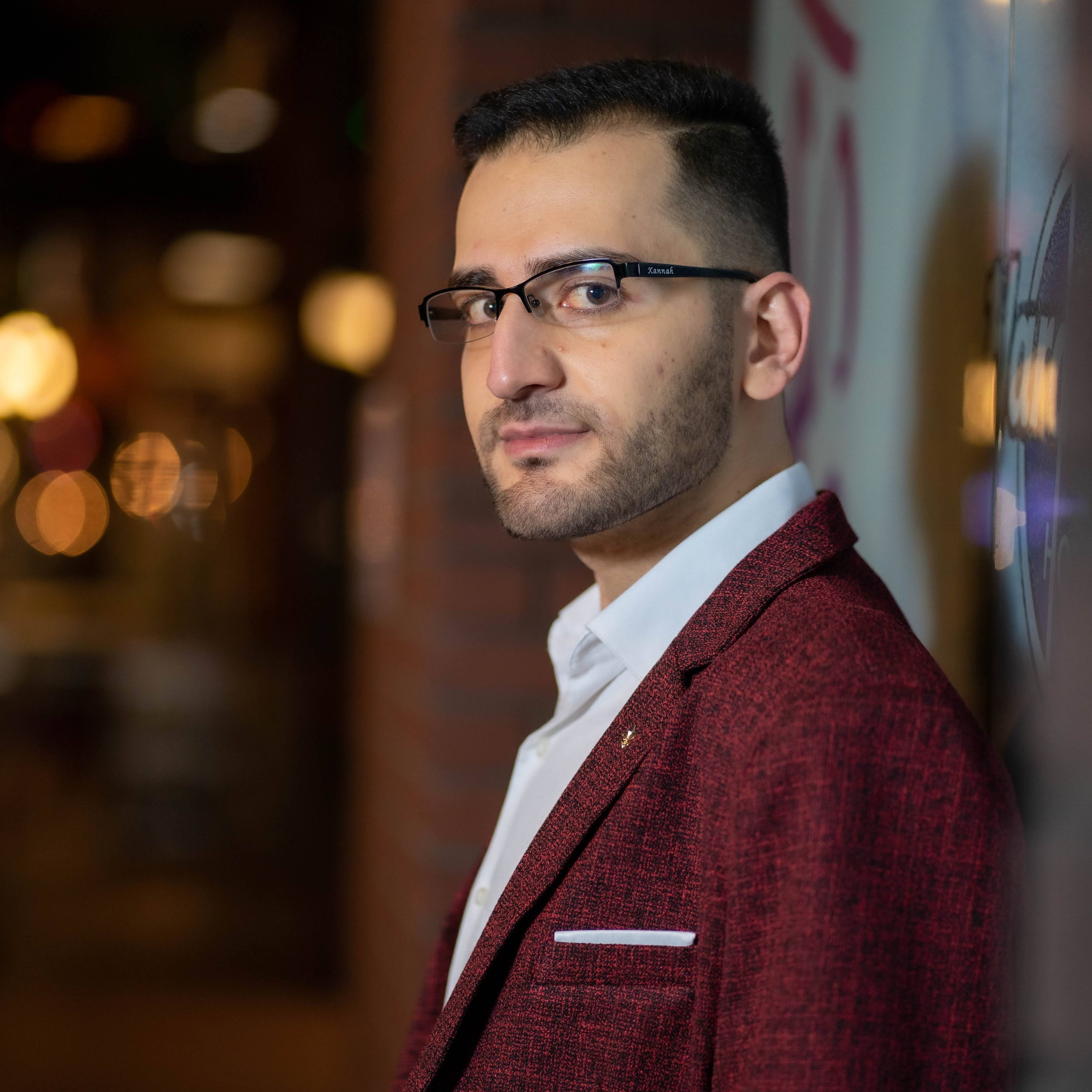 Fadee Kannah in black & white